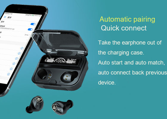 TWS Best Earbuds Bluetooth Earphones With Charging Case Touch Control For Samsung